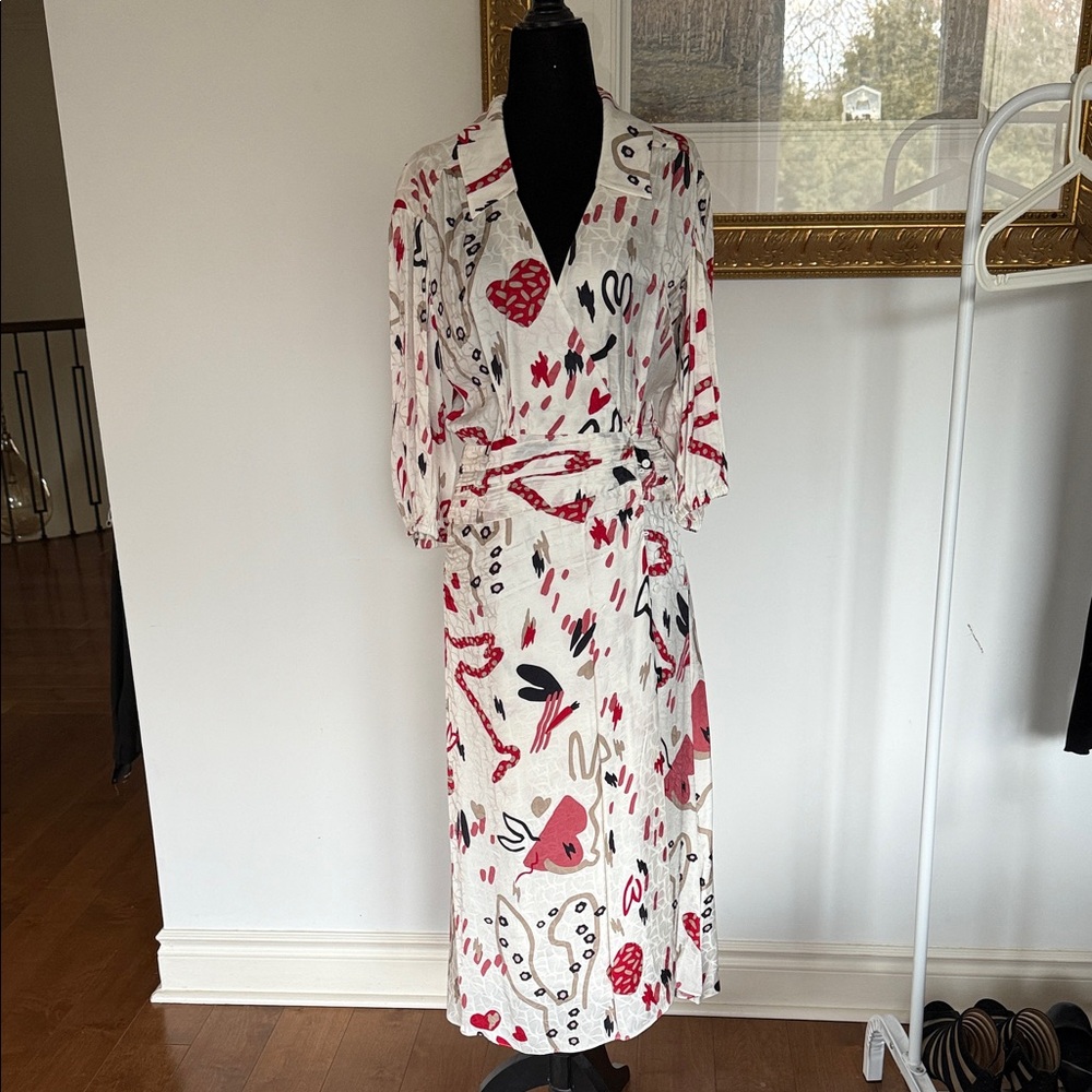 ba&sh Polka Dot and Solid Dress